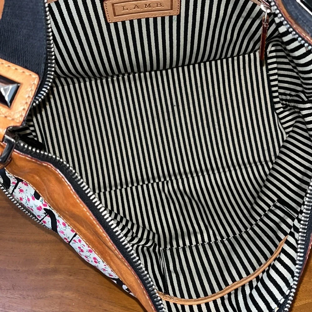 Authentic L.A.M.B Ditzy Graffiti Hobo Handbag - Picture 9 of 17